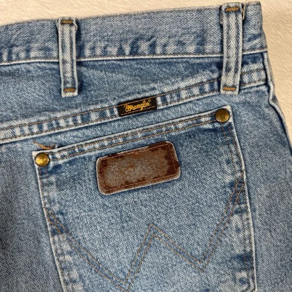 Wrangler Regular Fit‎ Light Wash Denim Jeans Mens 40 x 34 Casual Workwear - Picture 8 of 14